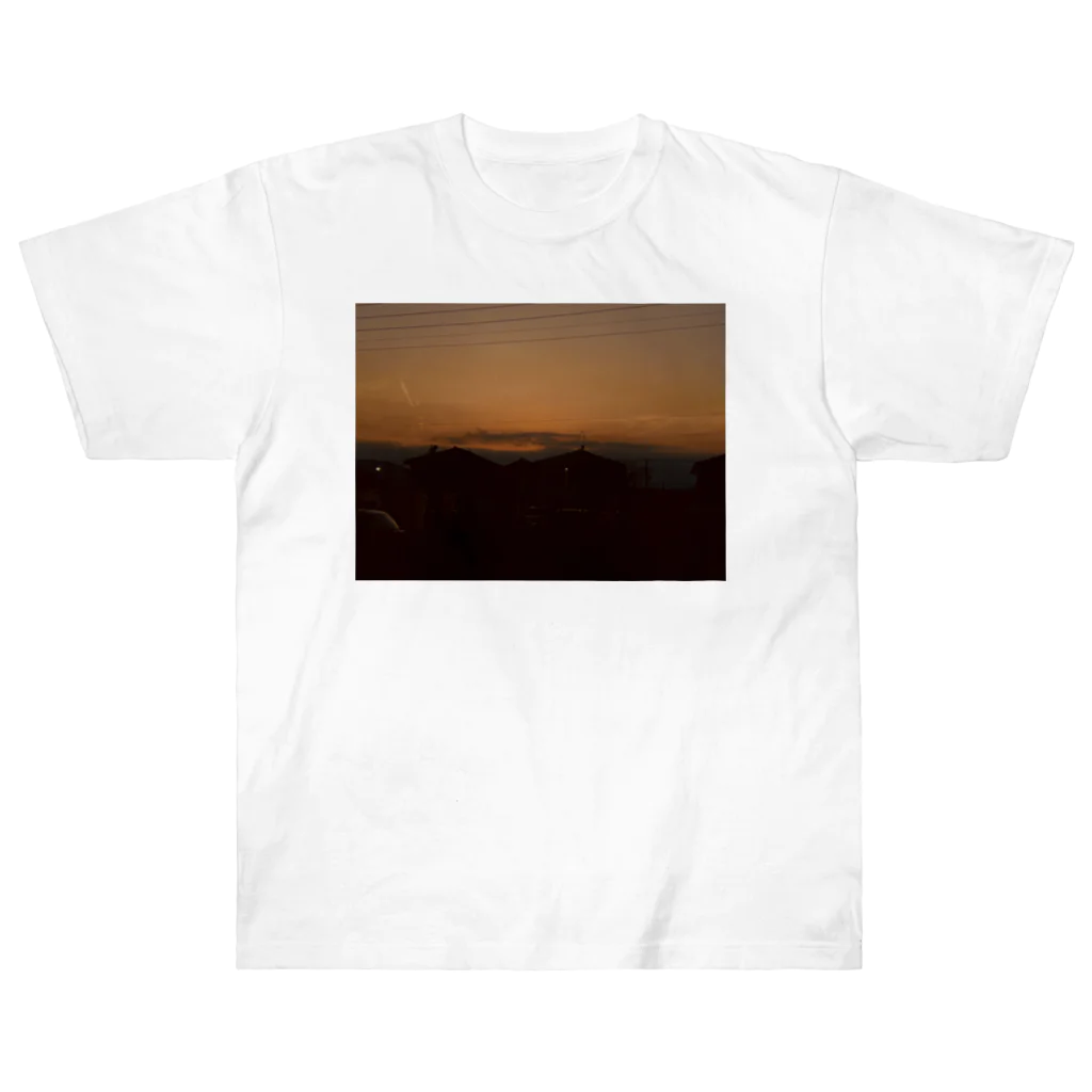 Mi-NtOの夕焼け Heavyweight T-Shirt