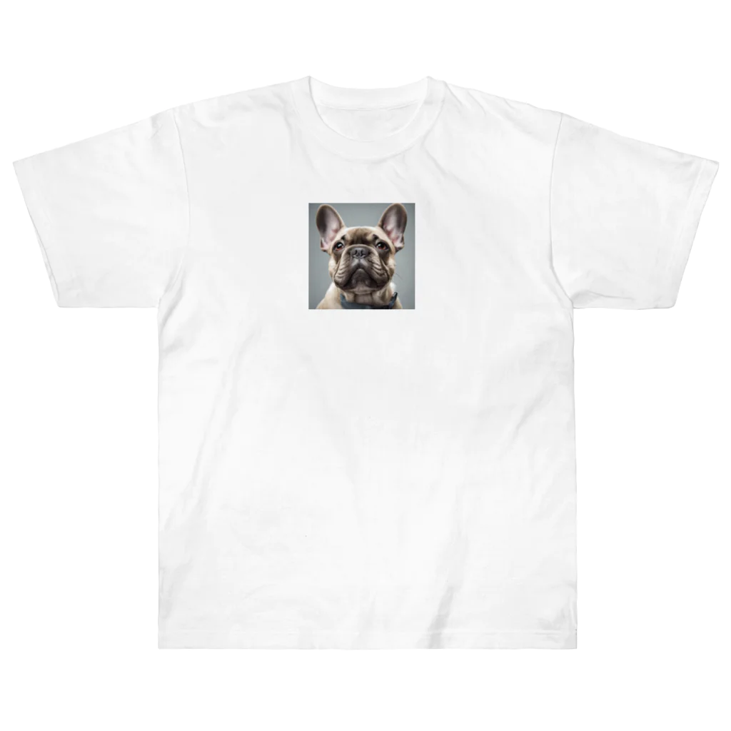 smile_happyのfrench bulldog ヘビーウェイトTシャツ