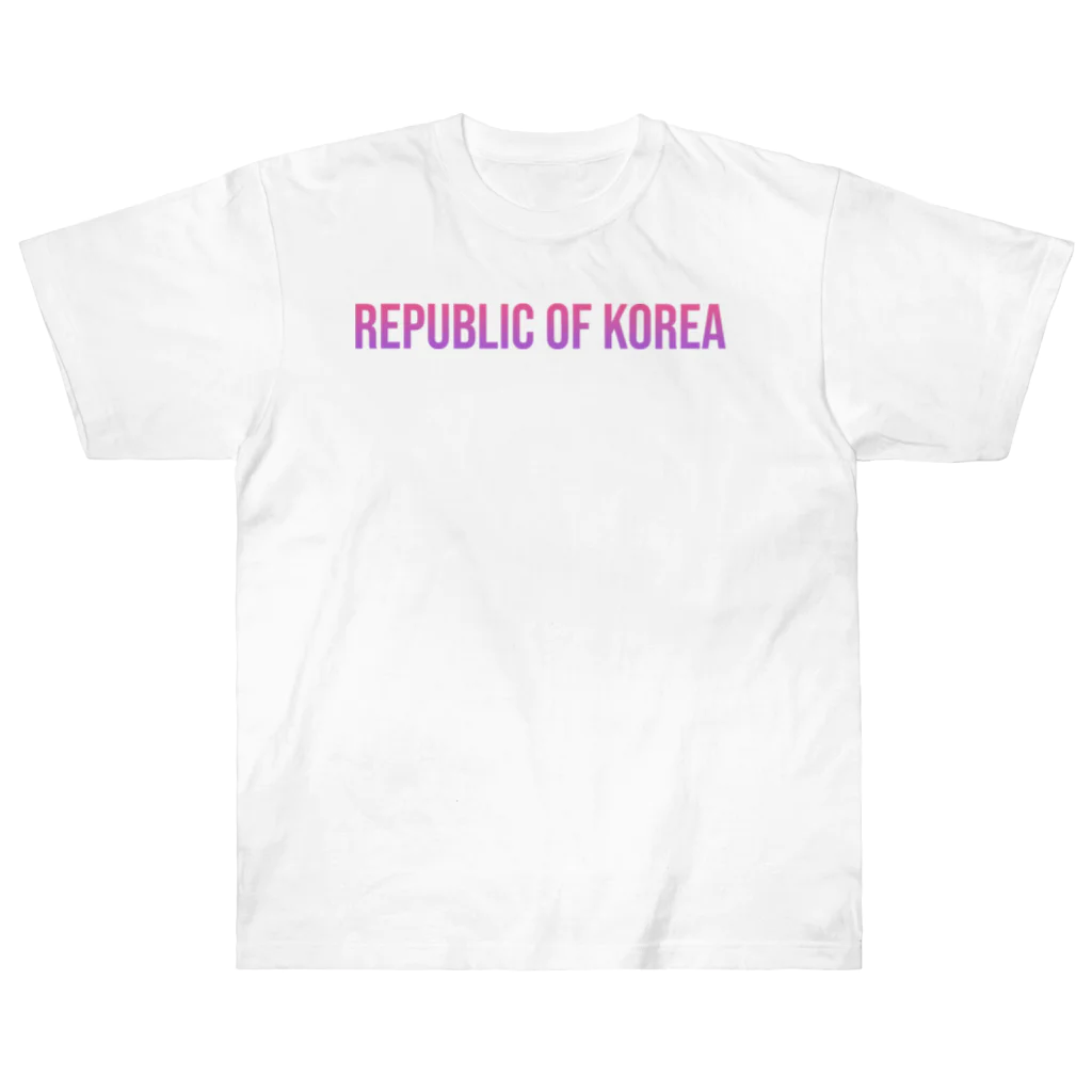 ON NOtEの韓国 ロゴピンク ヘビーウェイトTシャツ