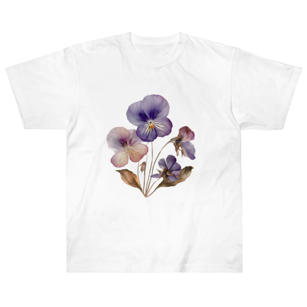 Atelier Petrichor Forestのヴィオラ Viola ヘビーウェイトTシャツ