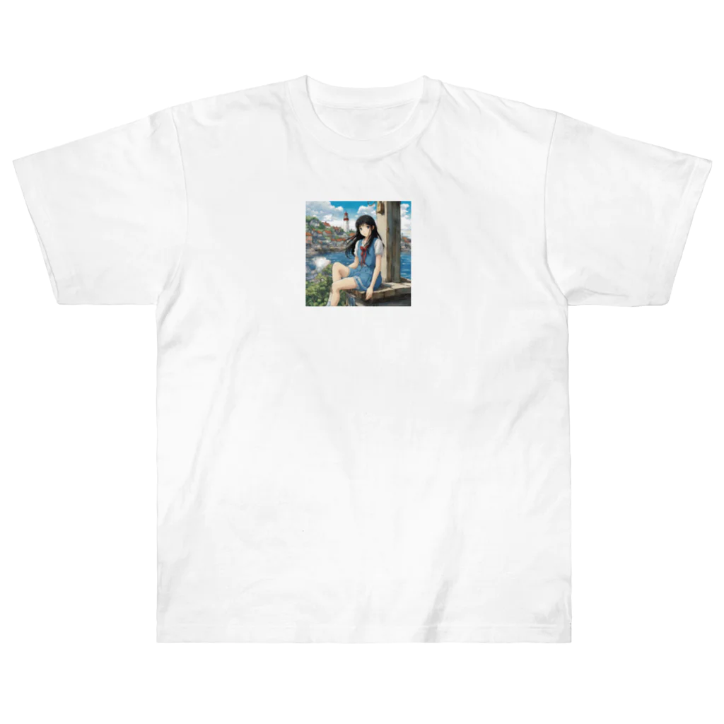 the blue seasonの松井 美穂（まつい みほ） Heavyweight T-Shirt