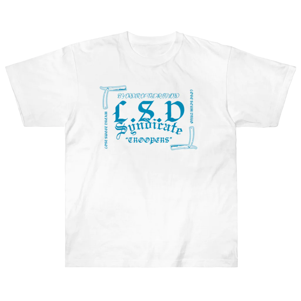 L.S.D. syndicate by ARTVOIDのL.S.D. Syndicate Troopers ヘビーウェイトTシャツ