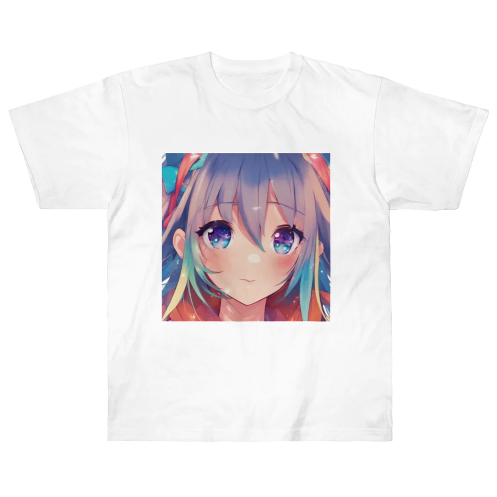 samefudeのAI美少女コレクション Heavyweight T-Shirt