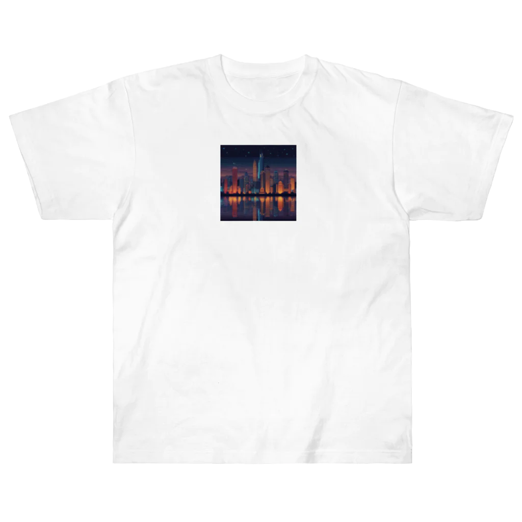 pinopiyo08の夜景 ヘビーウェイトTシャツ