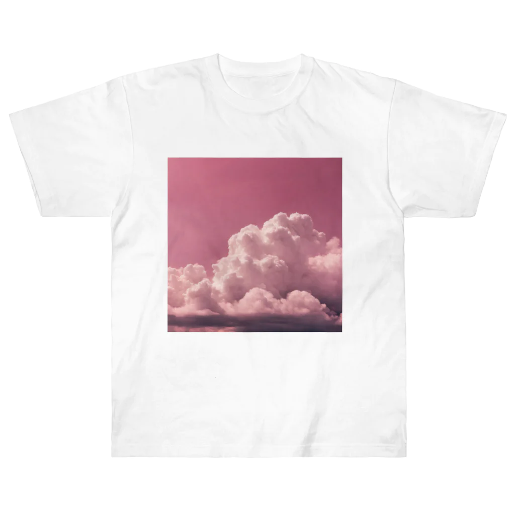 usaのピンク空☁️ ヘビーウェイトTシャツ