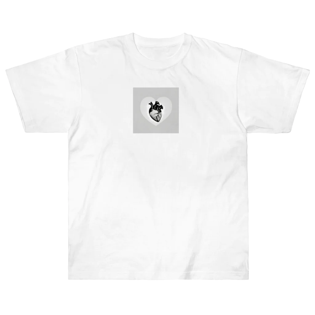 funny8の平和な心臓 Heavyweight T-Shirt