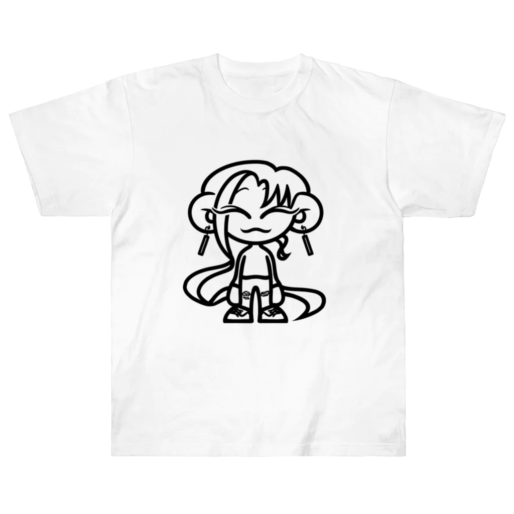 ZAKIWOMISEのちいちゃリュウ ヘビーウェイトTシャツ