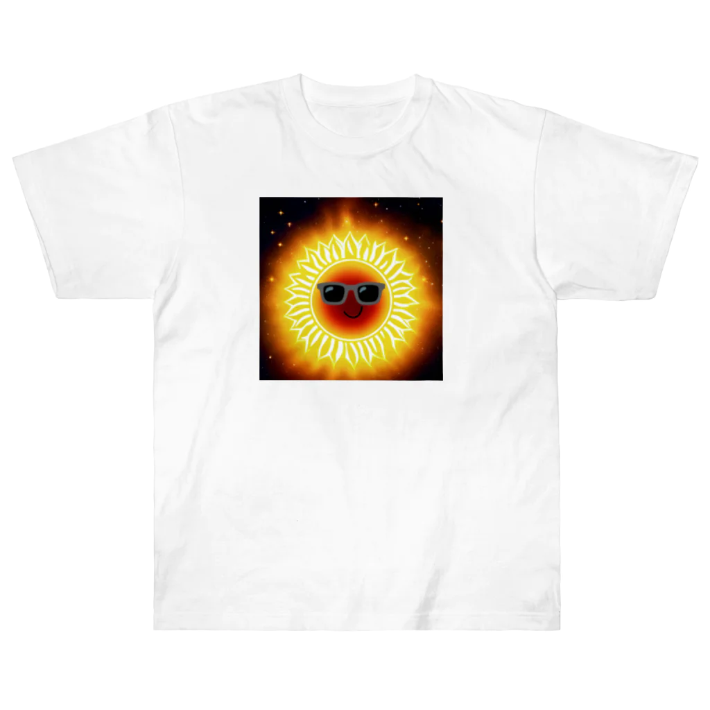 太陽のお店の能天氣な太陽くん Heavyweight T-Shirt