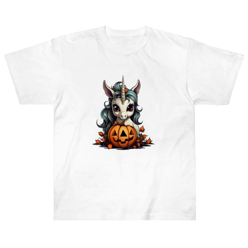 LCOMLのユニコーンもハロウイン ヘビーウェイトTシャツ