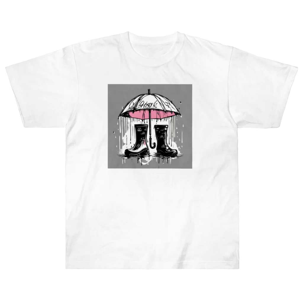 HI_MA_RIの雨の日 Heavyweight T-Shirt