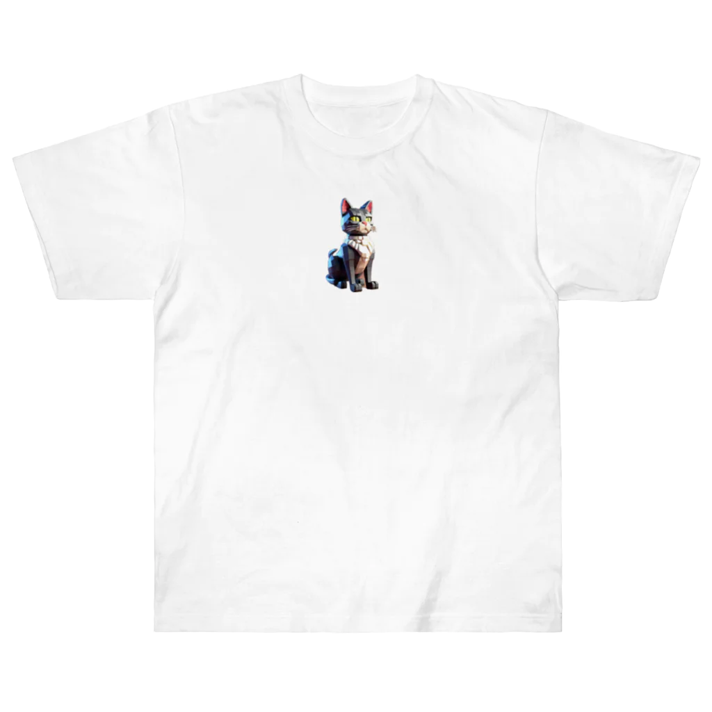 どどめの3D猫 Heavyweight T-Shirt