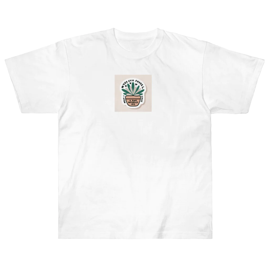 yusaki55maikingのミニマリストサキュレント Heavyweight T-Shirt