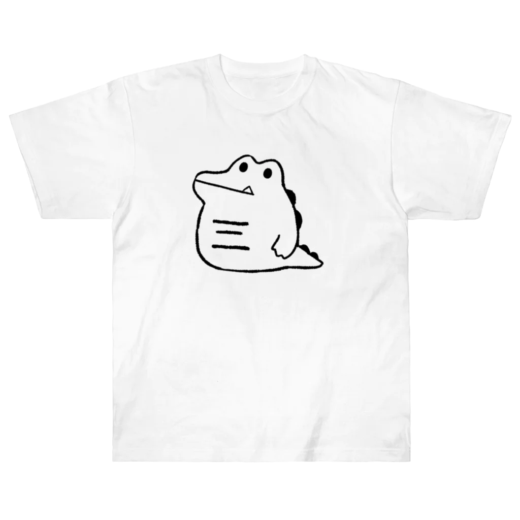 わりとせまいショップのblobwani(モノトーン) Heavyweight T-Shirt