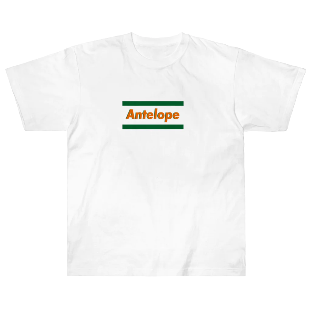 Antelope Sports Clubのグリーンロゴ ヘビーウェイトTシャツ