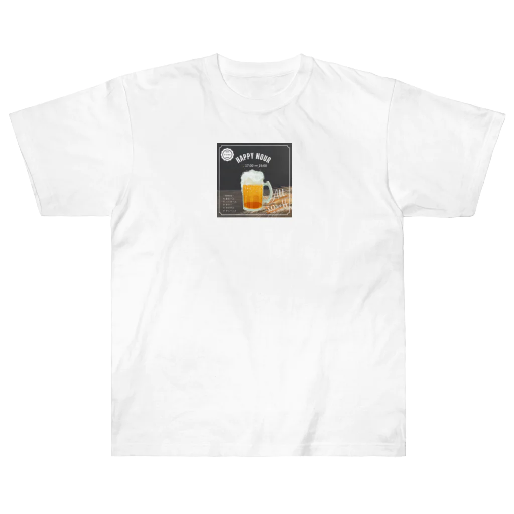 KSK SHOPのBEER-ビール Heavyweight T-Shirt