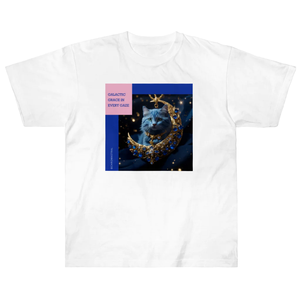 ChromastrAlのGalactic Grace in Every Gaze Heavyweight T-Shirt