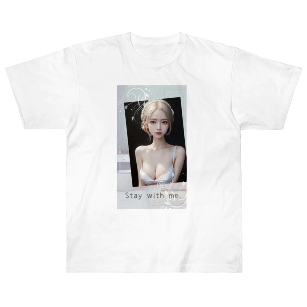 sounya sounyaの美女 図鑑（Stay with me.） Heavyweight T-Shirt