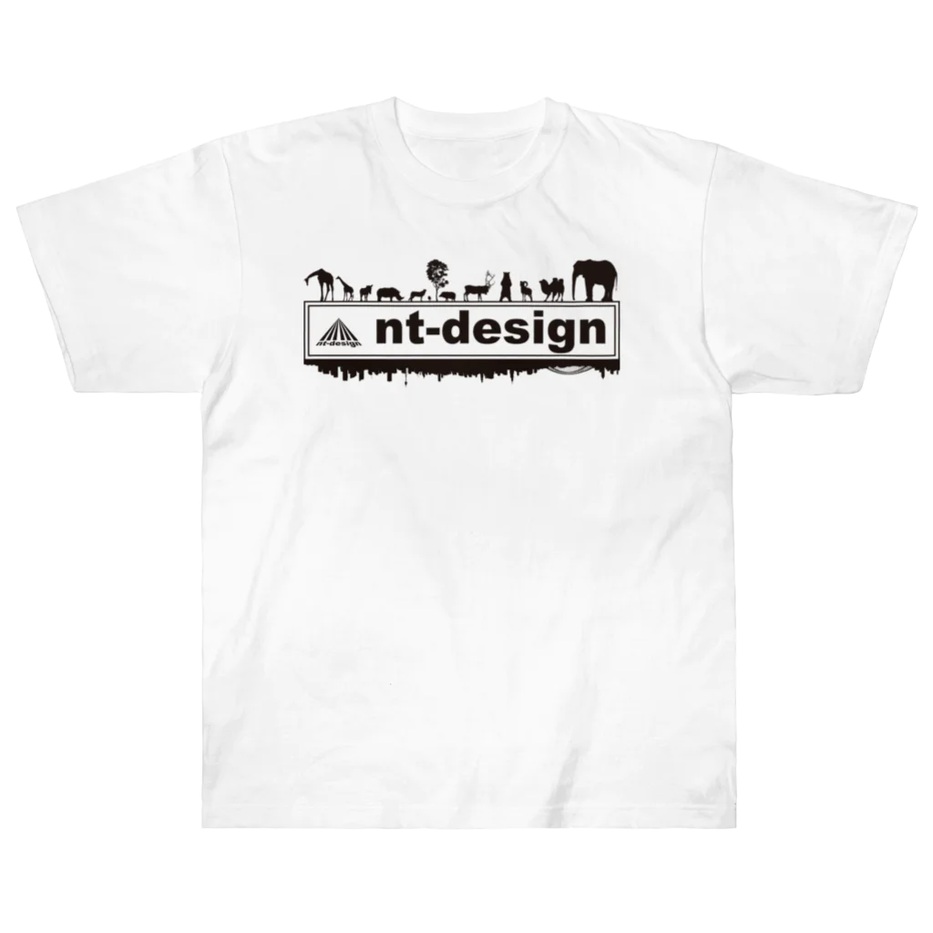 nt-designの『nt-design』ロゴ ヘビーウェイトTシャツ