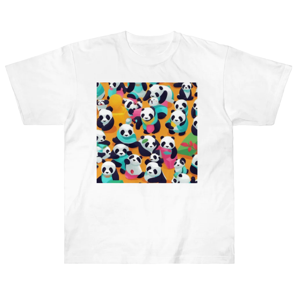 otaaa08のPANDAグラフィック ヘビーウェイトTシャツ