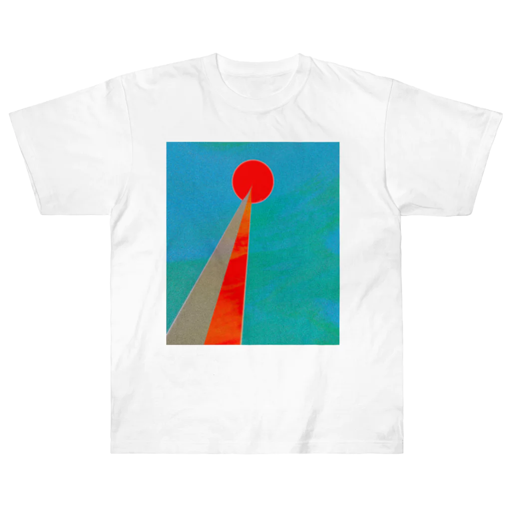 水草の太陽へと至る塔 Heavyweight T-Shirt