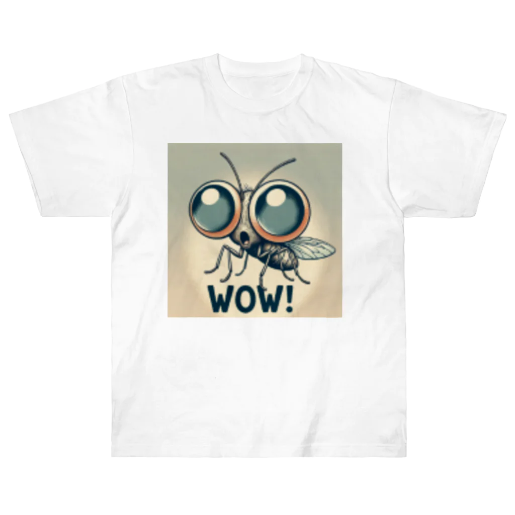 nomkyonのWoW！昆虫！No4 ヘビーウェイトTシャツ