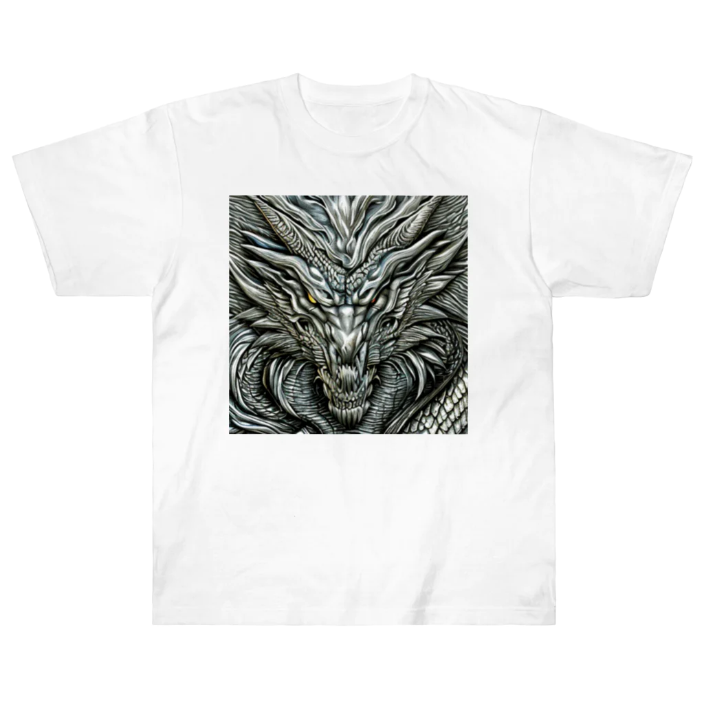 ５６アイテムズの銀龍 Heavyweight T-Shirt