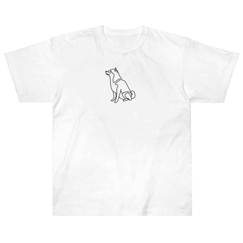 abiko328の柴犬トレジャーズ　ブラック Heavyweight T-Shirt