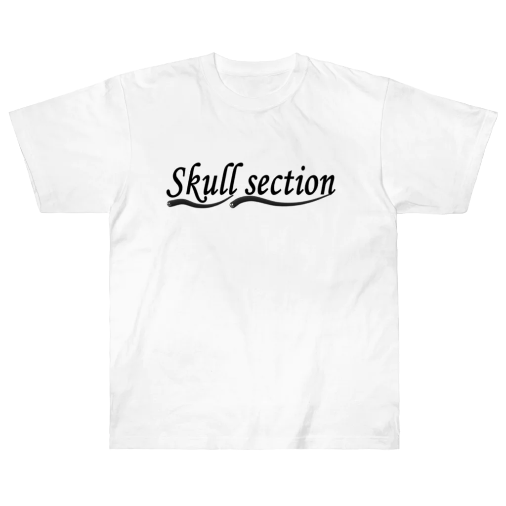 Skull sectionのSkull sectionのロゴ ヘビーウェイトTシャツ