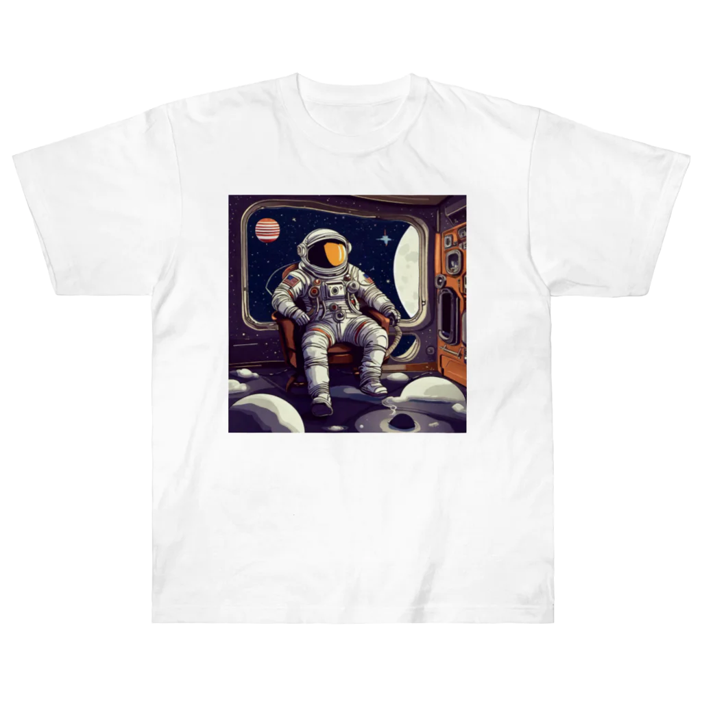 宇宙開発デザイン科のスペースマフィアのボス Heavyweight T-Shirt