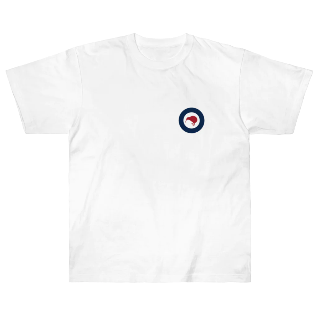 puikkoの国籍マーク　ニュージーランド（ワンポイント） ヘビーウェイトTシャツ