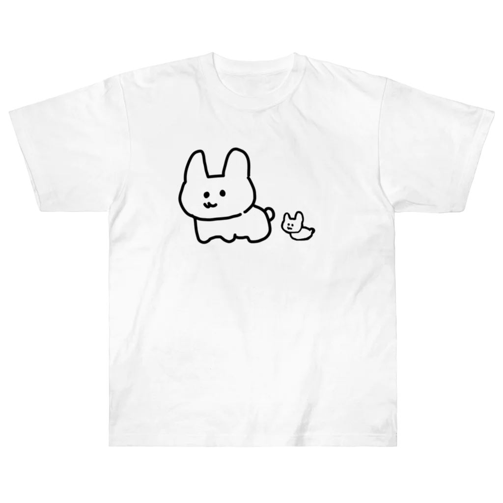 hashiba_のうさぎおやこ Heavyweight T-Shirt