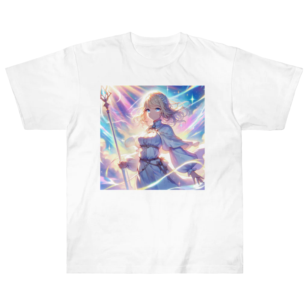 Sesilionの天空の女勇者 ヘビーウェイトTシャツ