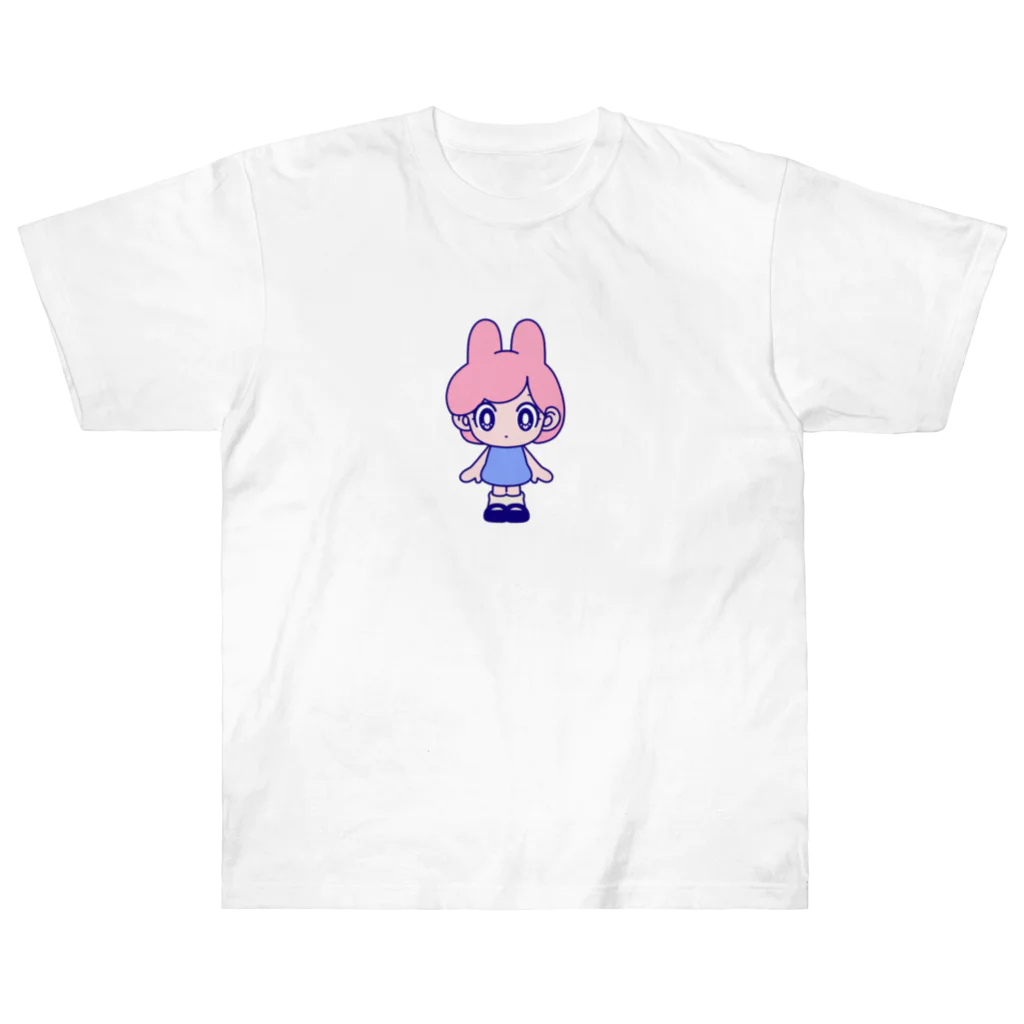 さくりゃ | オリジナルイラストグッズのうさナノちゃん ヘビーウェイトTシャツ