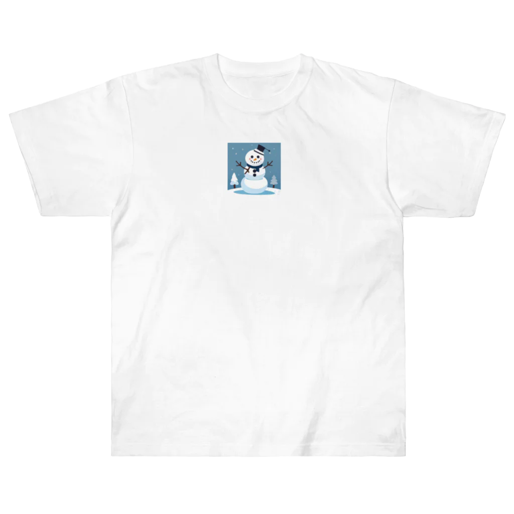 tomy1022のゆきだるまくん Heavyweight T-Shirt