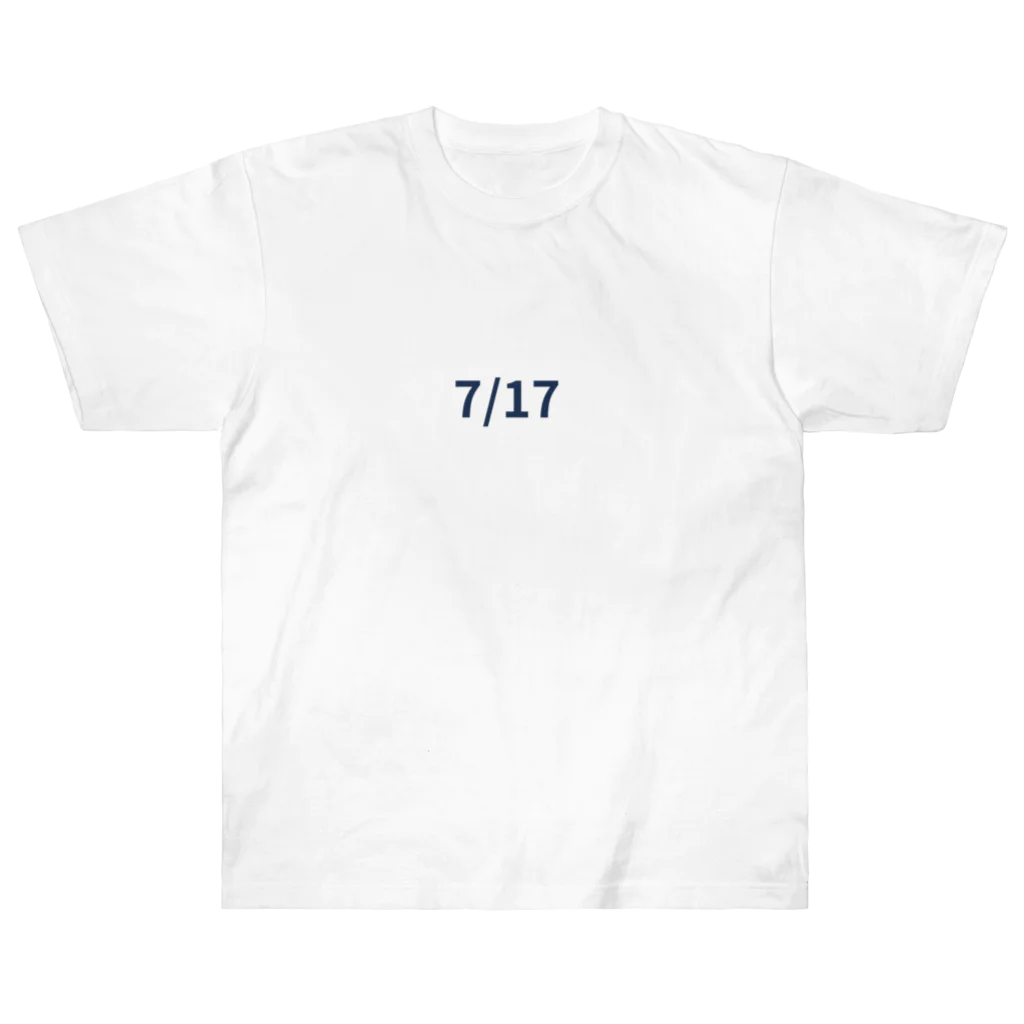 AY-28の日付グッズ　7/17バージョン ヘビーウェイトTシャツ