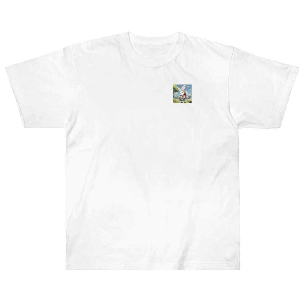 kawaiinekochanの可愛いウサギ Heavyweight T-Shirt