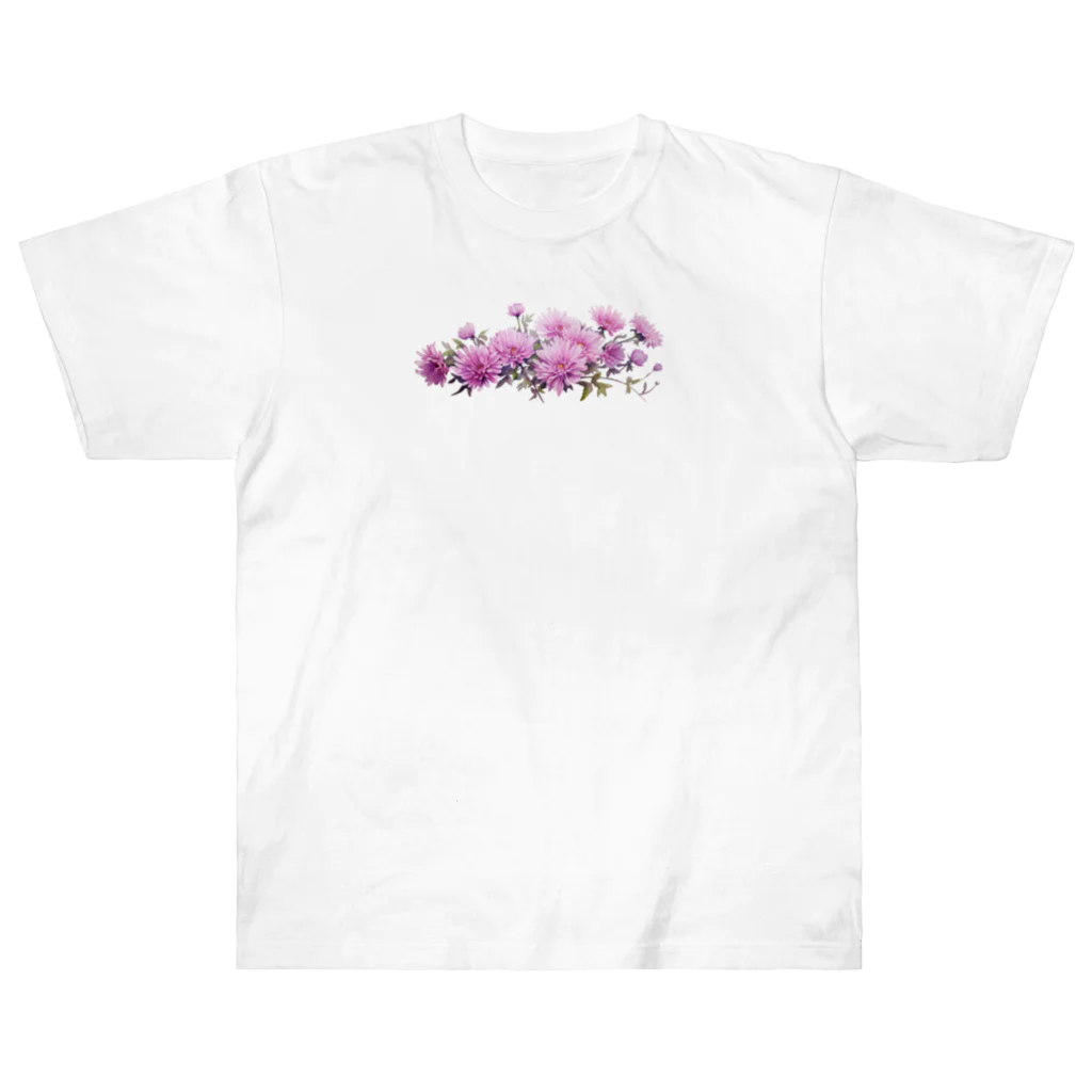 日向ぼっこのアスタの花グッズ Heavyweight T-Shirt