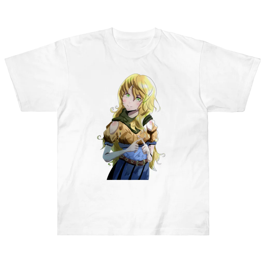 西田広次の少女X. ヘビーウェイトTシャツ