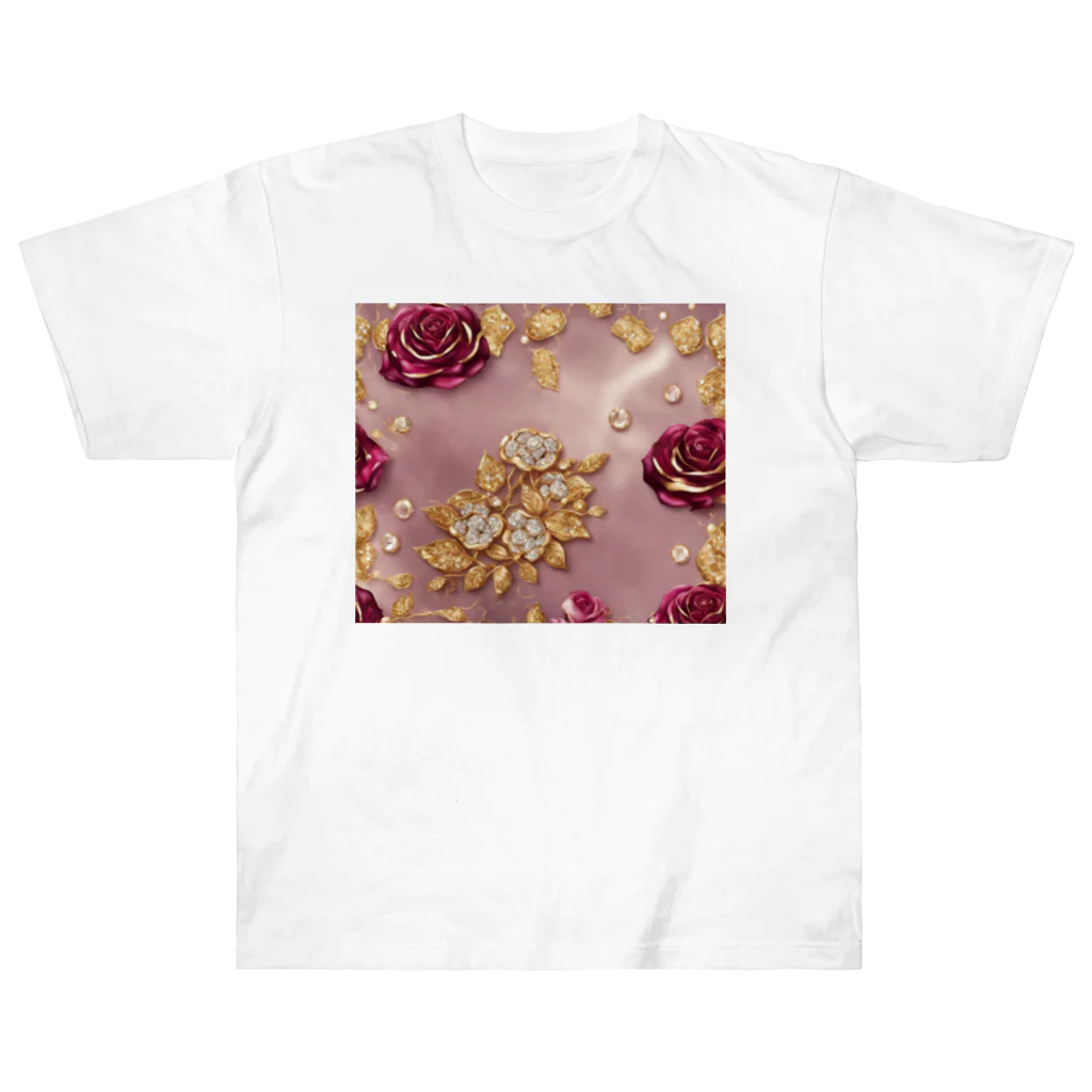 REINA-MAの薔薇 Heavyweight T-Shirt