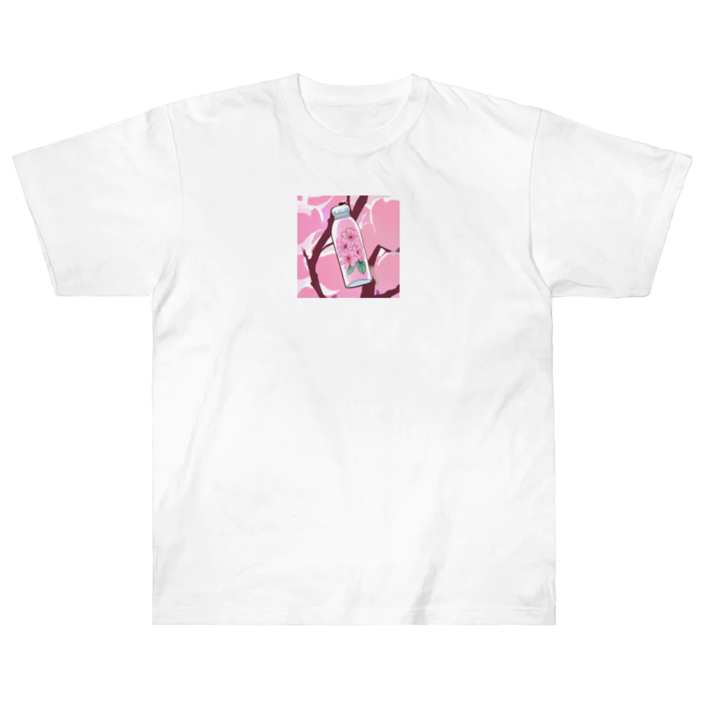 リホタママの水筒の中の桜 Heavyweight T-Shirt