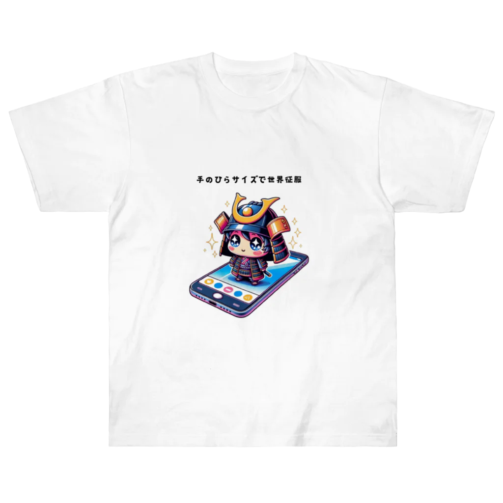 ビーナスキュートちゃんのミニサムライ、メガテック Heavyweight T-Shirt