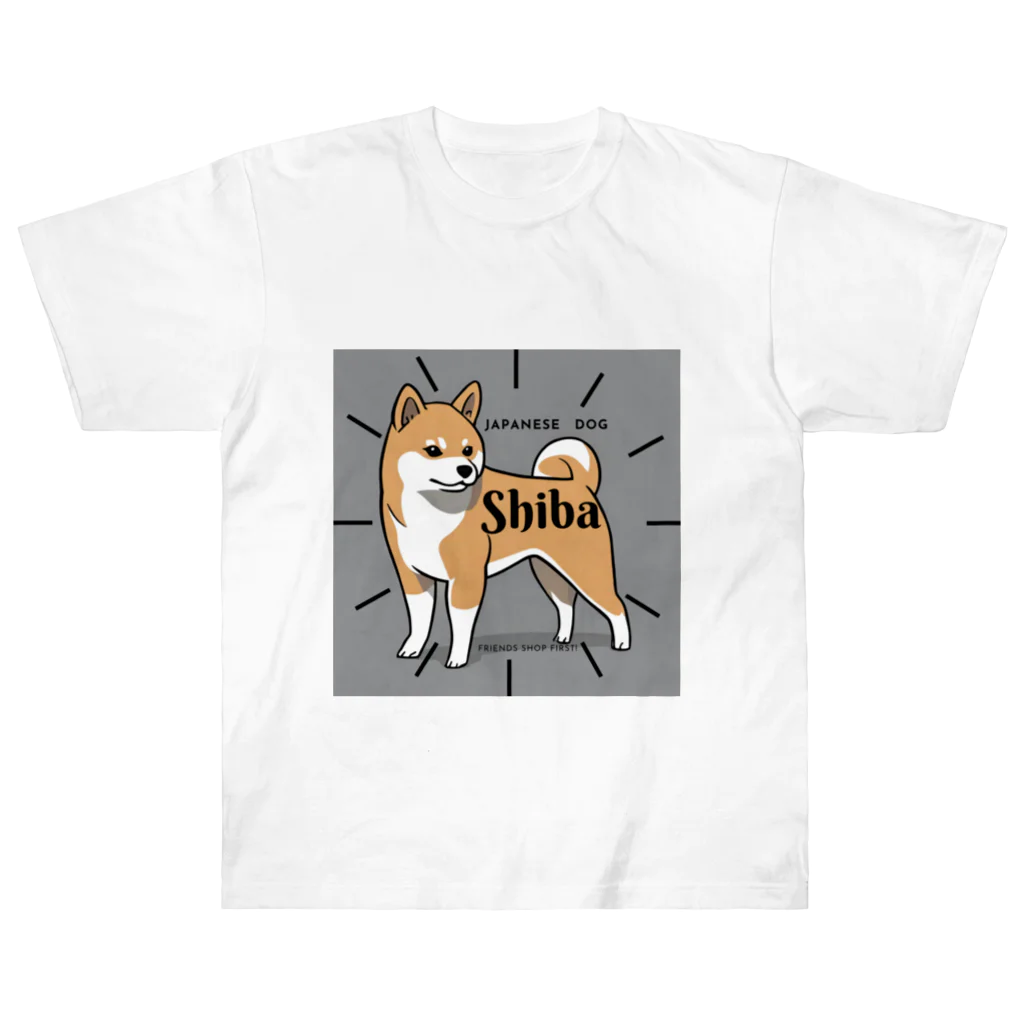 MarilyneのジャパニーズわんこShiba ヘビーウェイトTシャツ