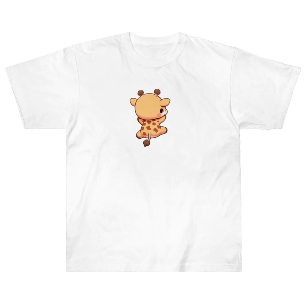 ゆづるの首を使わないキリン Heavyweight T-Shirt