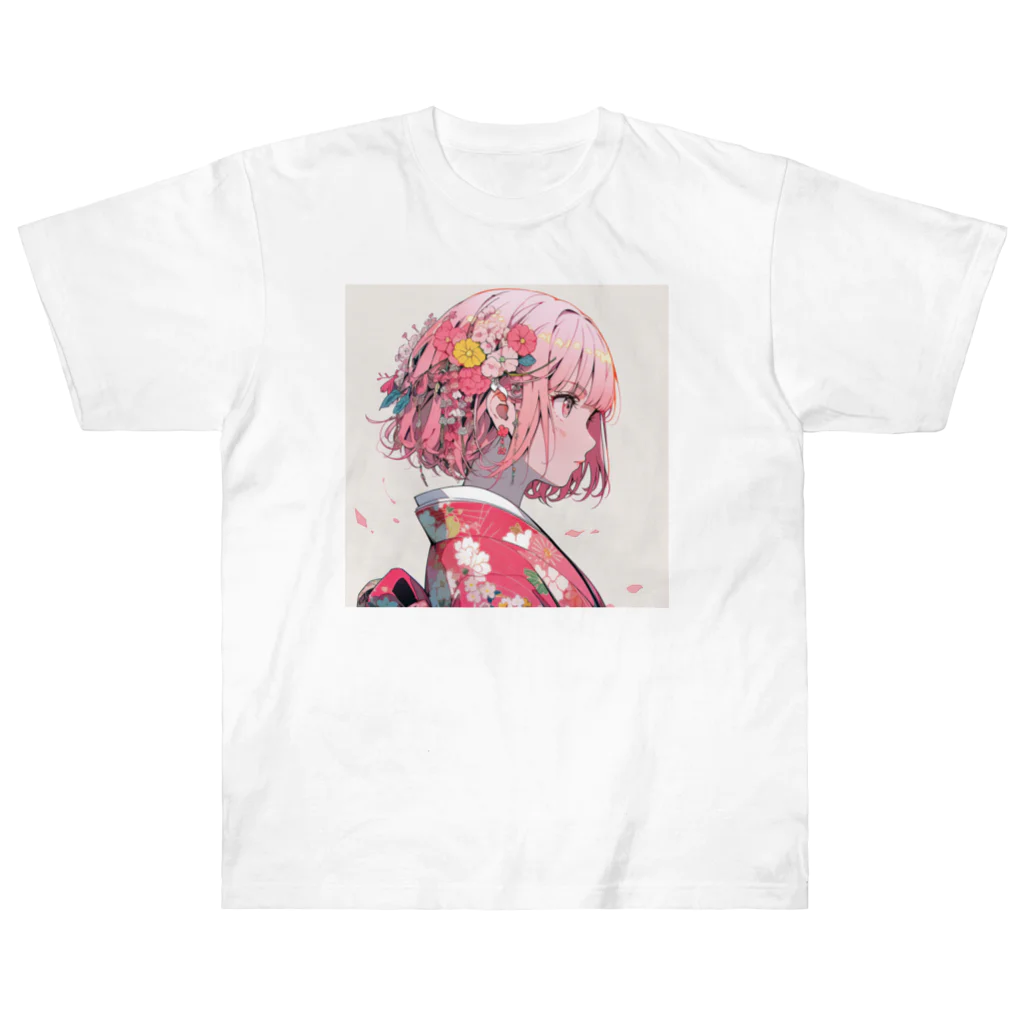 ぶーたんの美しき横顔 Heavyweight T-Shirt