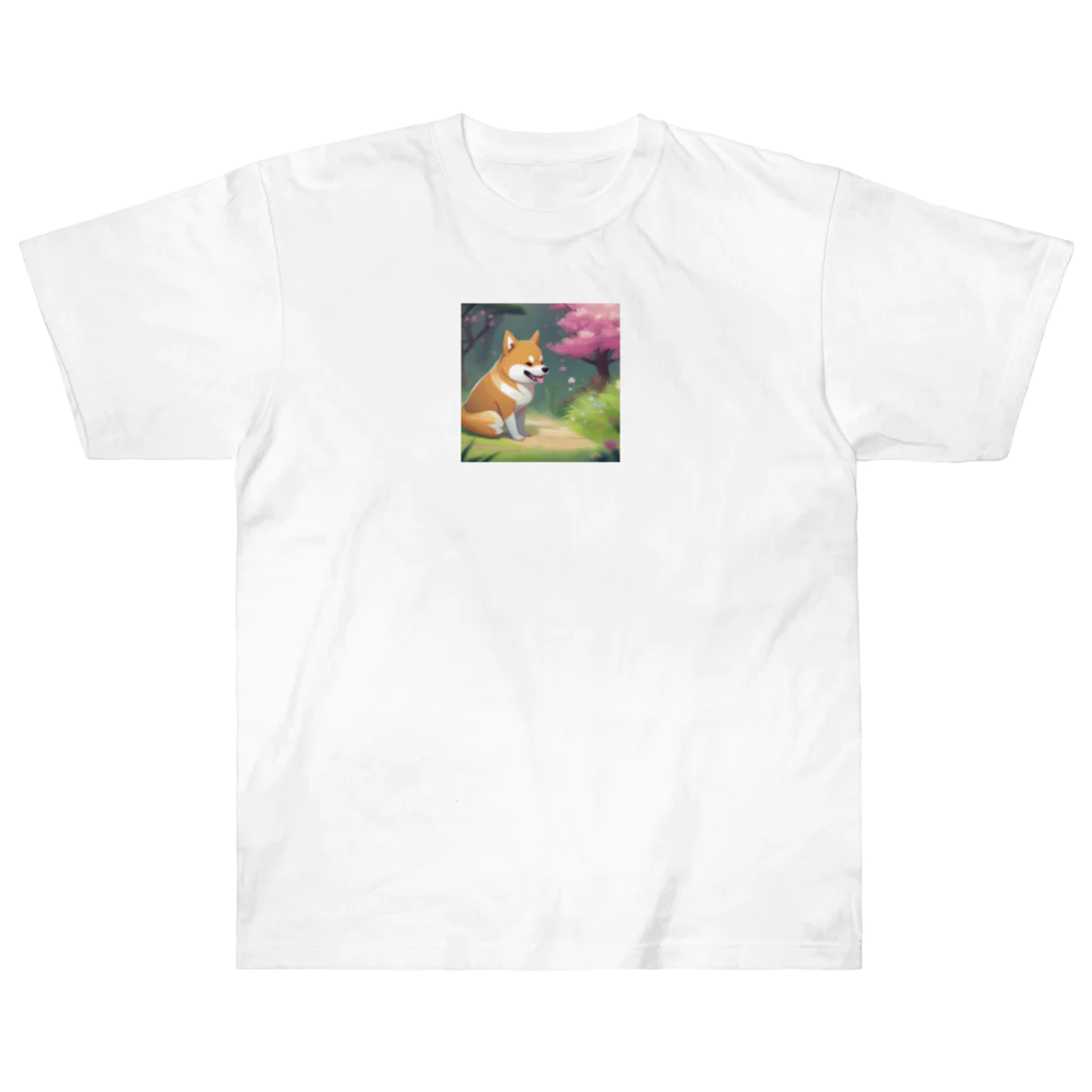 tagosakunのゆるしば Heavyweight T-Shirt