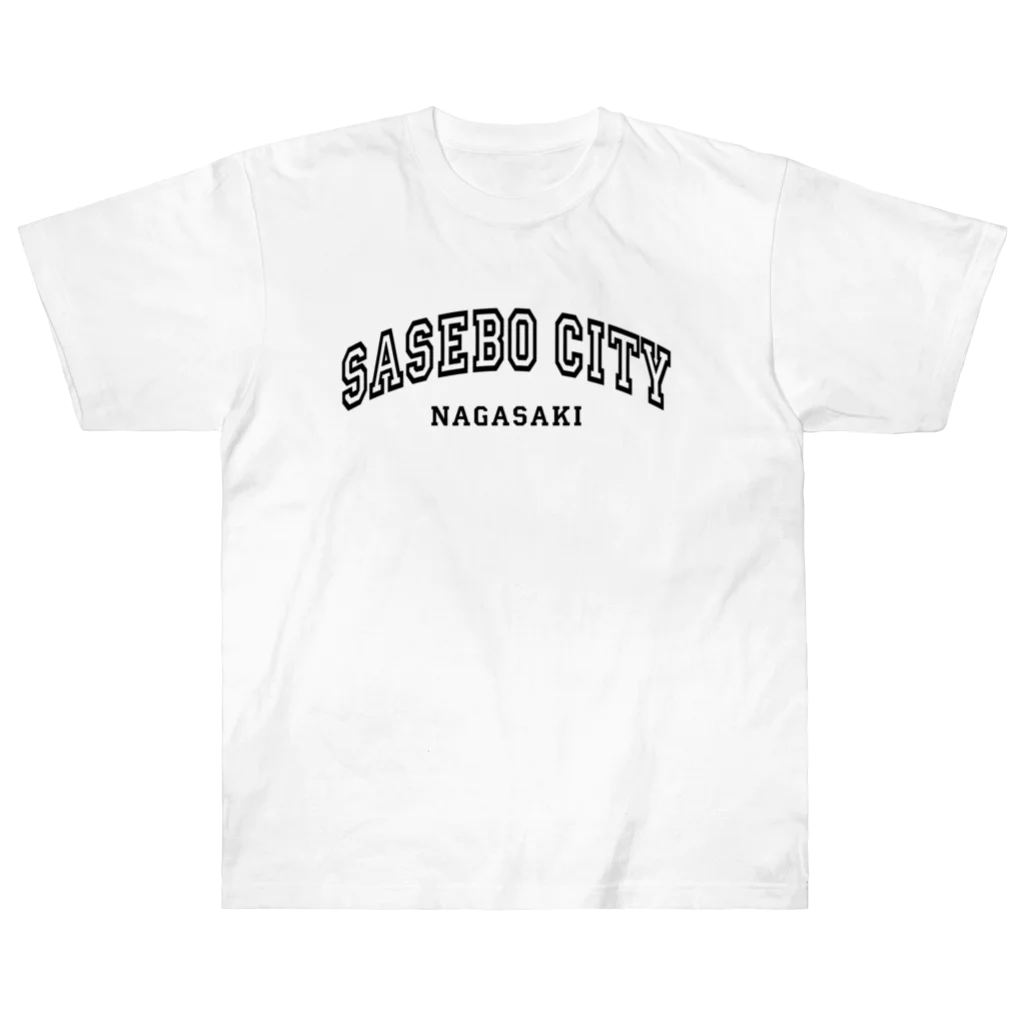 SASEBO CITY SHOPのカレッジ風 ヘビーウェイトTシャツ