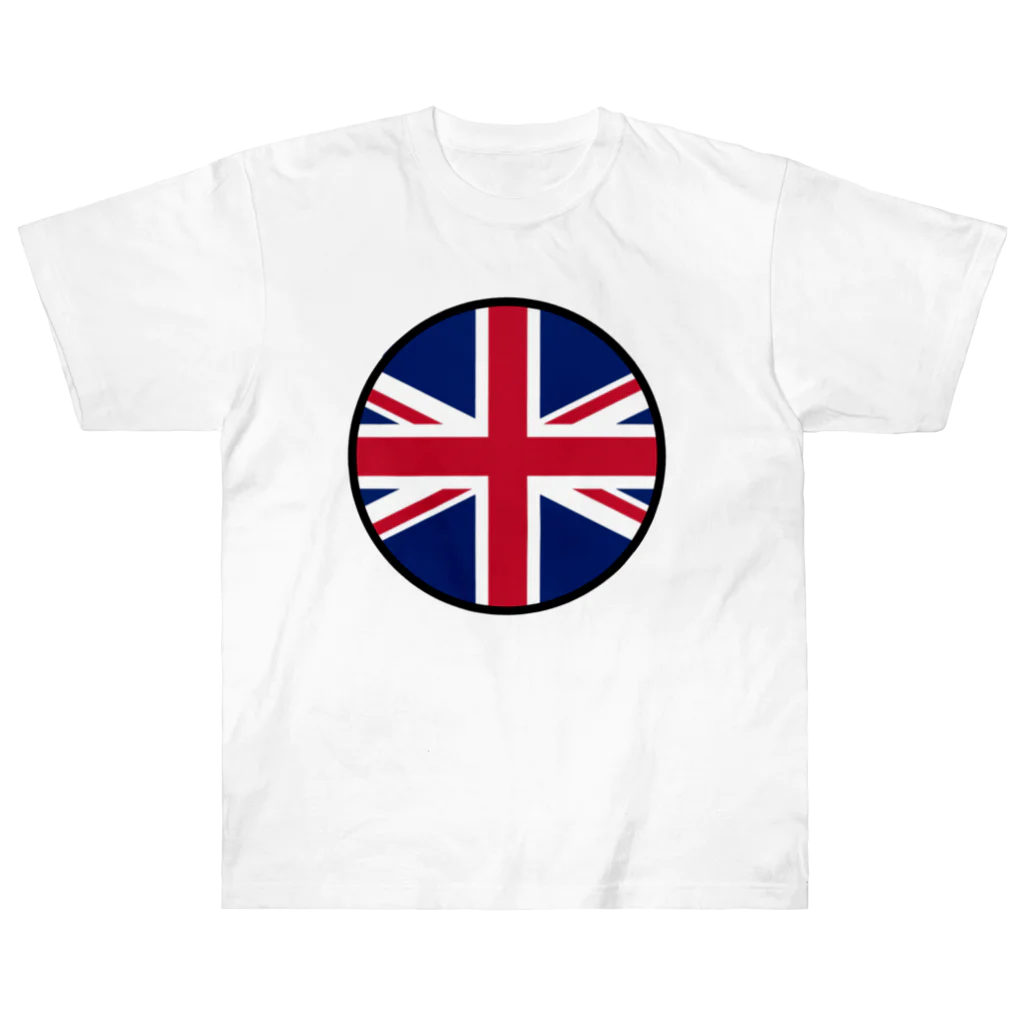 おもしろいTシャツ屋さんのイギリス England United Kingdom Great Britain ヘビーウェイトTシャツ