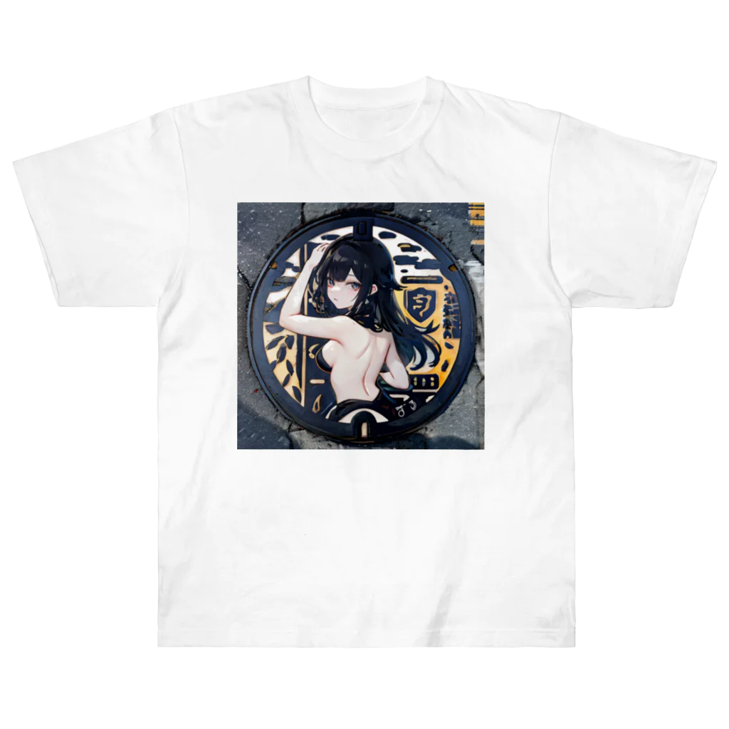 E16のマンホール美女 Heavyweight T-Shirt