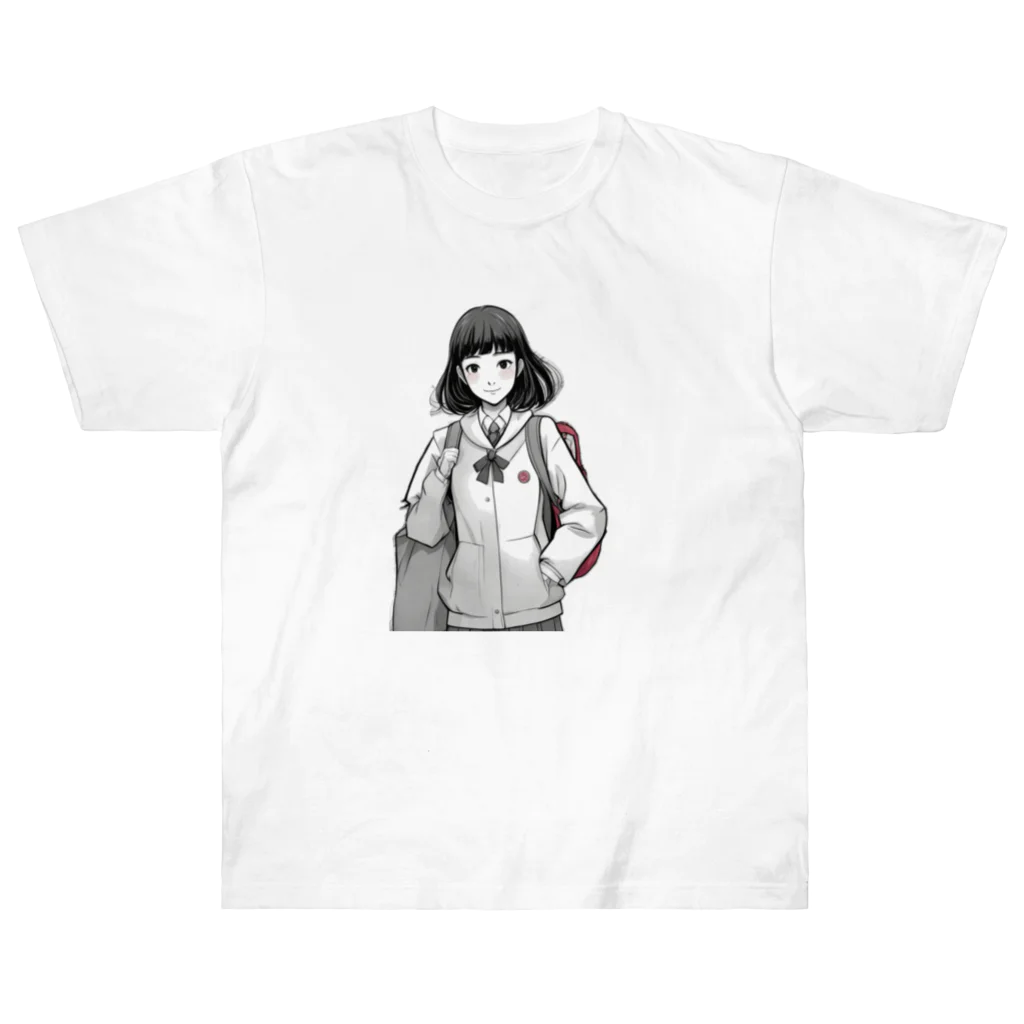 ならんぬのハイスクールガール Heavyweight T-Shirt