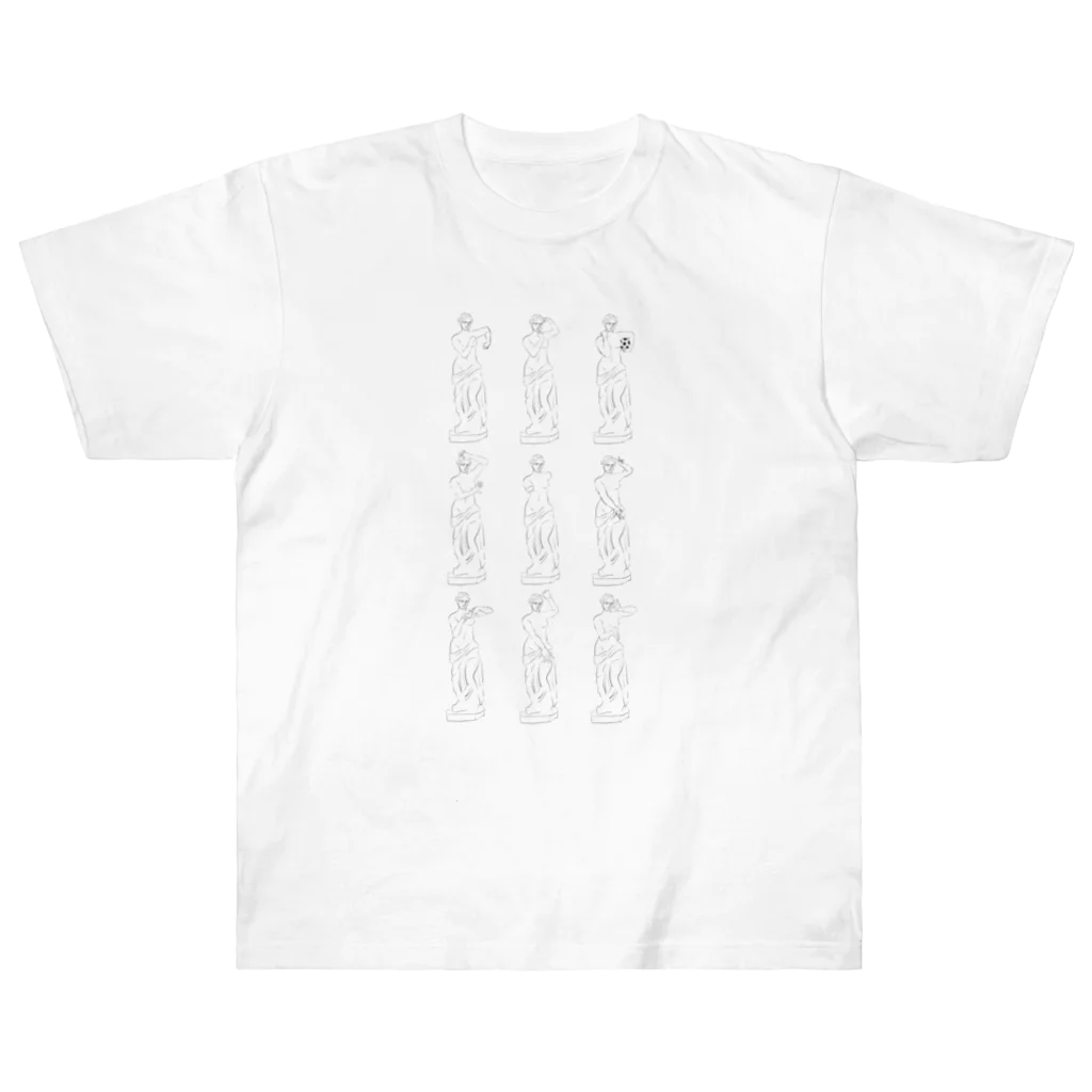 寺田チギのミロのヴィーナス　復元案 Heavyweight T-Shirt